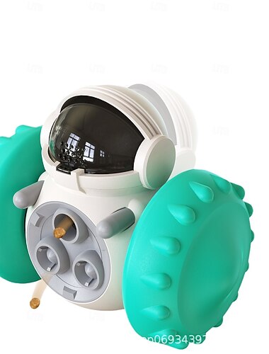  Brinquedo interativo e divertido para cães de pequeno e médio porte, que dispensa petiscos. Promove estimulação mental e ajuda a diminuir a velocidade com que comem.
