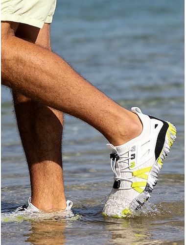  Chaussures d'eau blanches pour hommes – légères et élégantes pour les sports nautiques, les sorties à la plage et les journées actives en plein air