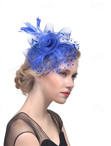  Γοητευτικά Φτερά Γάμου Γενέθλια Κομψό Βίντατζ χαριτωμένο στυλ Με Φτερό Ακουστικό Καπέλα