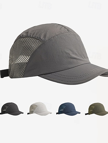  Czapka z daszkiem Kapelusz Czapka tenisowa Dla obu płci Czapka Czapka do biegania Solidne kolory Ochrona przed słońcem Odprowadza wilgoć Oddychający na Bransoletka tenisowa Bejsbol Pikle Lato Wiosna