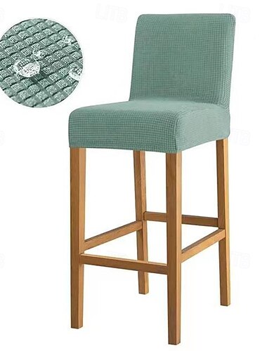  Funda impermeable para silla de comedor para el hogar, funda de tela polar para silla, fundas elásticas para sillas