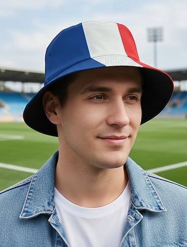  Weltfußball Hut Fussball Französischer Fußballfan Lässig Erwachsene Unisex Lässig Outdoor Spiel Verkleiden