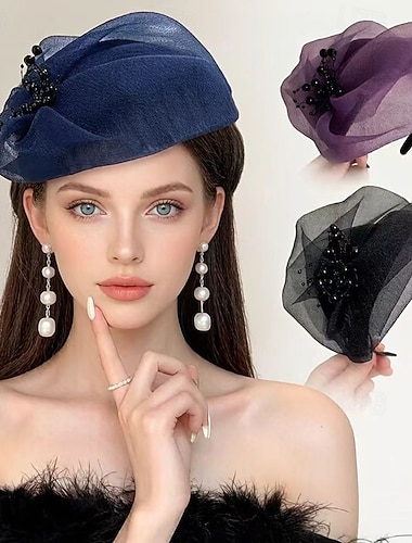  Damen Hut Randlose Hüte Winddicht Atmungsaktiv Täglich Outdoor Straße Strick Einfarbig