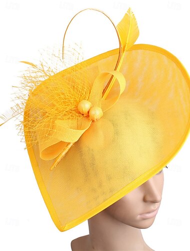  Fascynatorzy Poliester Ślub Urodziny Zabytkowe Śłodkie Retro Z Pióro Winieta Nakrycia Głowy