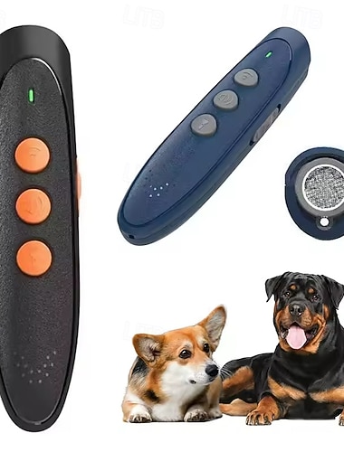  Bærbar enhet for kontroll av hundebjeffing med USB-lading, avskrekkende for hunder for trening av kjæledyr
