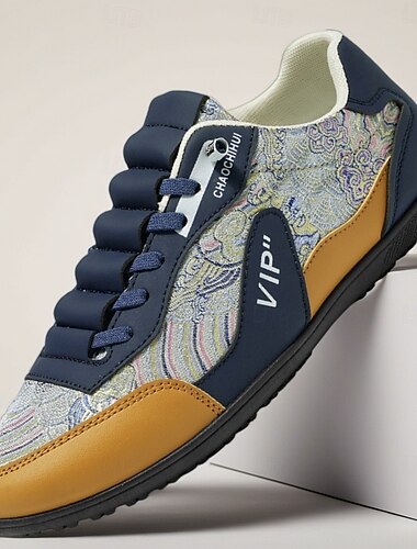  Baskets sportives pour hommes en similicuir – un design tendance pour les modes de vie actifs, idéales pour la course, la marche et les activités de plein air