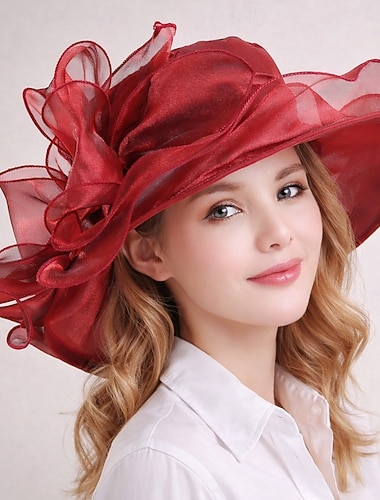  Derby Hatter Kentucky Derby-hatt Fascinator Gentlewoman Kostyme Dame Derby Ascot Hesteveddeløpsfestival Voksne Hatt Vår sommer