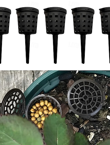  10/20/50/100 kpl kasvilannoitekorit kupukotelo muoviset automaattiset taimitarharuukut kannella kasvihyönteisten torjuntaan kannettava bonsai-suojalaatikko työkalut
