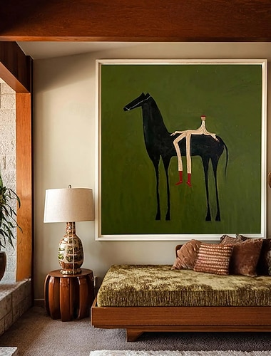  Ölgemälde Handgemalte Quadrat Abstrakt Modern Ohne Innenrahmen (ohne Rahmen)