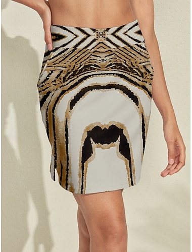  Damskie Spódnica tenisowa Spódnica golfowa Khaki Spódnica Damskie stroje golfowe Odzież Stroje Noś odzież