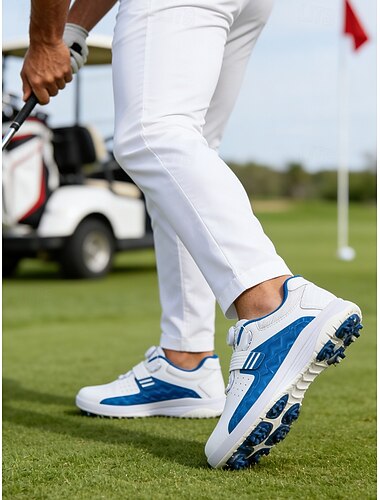  férfi golf sportcipők – könnyű műbőr, lélegző kialakítás, kényelmes férfiaknak, ideális golfpályára, szabadtéri sportokhoz és üdülőhelyi viseletre