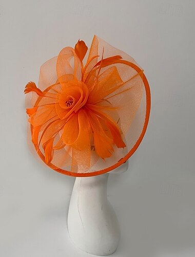  Fascinators Filet Mariage Anniversaire Élégant ancien Mignon Avec Plume Fleur Casque Couvre-chef