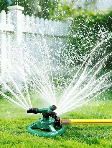  Sprinkleranlegg for hagen, roterende plen- og hagesprinkleranlegg for dekning av store områder, hagesprinkleranlegg for barn og kjæledyr som leker
