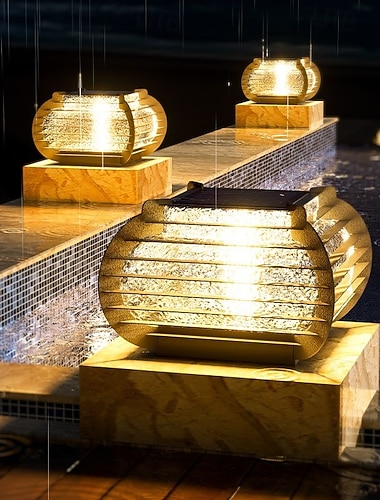  Solarbetriebene LED-Pfostenleuchte für den Außenbereich, Zaunpfostenkappenleuchte aus Edelstahl und Glas, 3000K-Säulenleuchte, wasserdichte Säulenleuchte (IP65), Sockellaterne