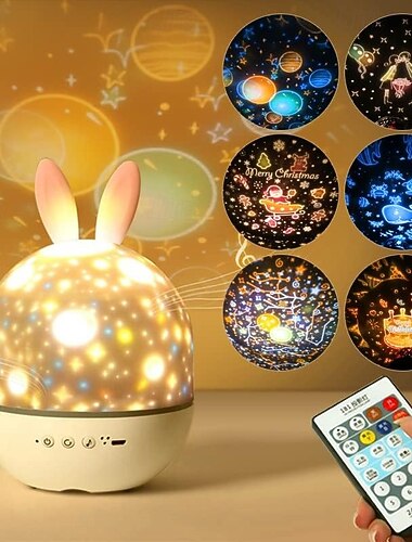  Barneroms stjernehimmelprojektor nattlys takprojektor for jenter, gutter og småbarn inkluderer fjernkontroll leveres med 21 projeksjonsfilmer barneromsbelysning dekorativ lampe