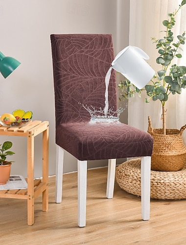  wasserdichte, elastische Stuhlhusse – Möbelschutz für Küche, Hochzeit, Hotel, Bankett, Restaurant – schmutzabweisende Stuhlhussen