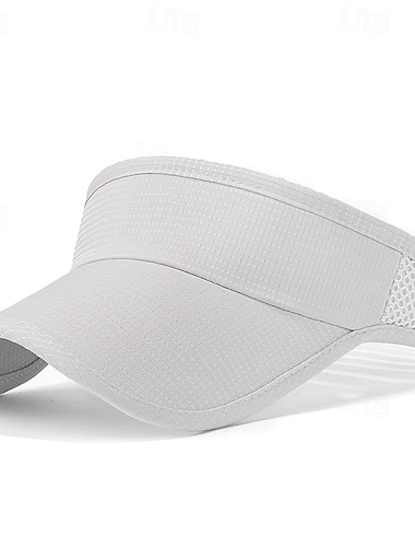  Boné de Baseball Boné de Corrida Chapéu de Sol Unisexo Larga Boné de Corrida Cor Sólida Proteção Solar A Prova de Vento Secagem Rápida para Tênis Basebal Ciclismo Verão Primavera Cinzento Escuro