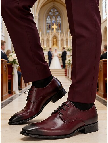  Leren oxfords voor heren – gepolijste en elegante geklede schoenen voor bruiloften, formele evenementen en speciale gelegenheden.