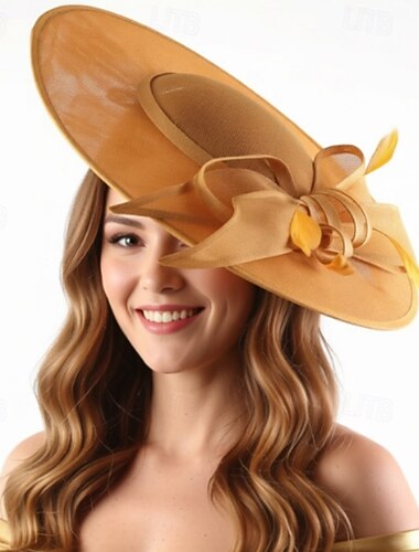  Fascinators Polyester Mariage Anniversaire Élégant Mignon Avec Plume Casque Couvre-chef