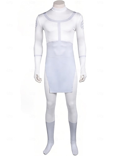  Aventura Invinciboy Super heroi Ternos Zentai Traje Cosplay Roupa Videogame Fantasias Trajes temáticos de filmes e séries for Homens Adulto Baile de Máscaras Espetáculo Comic Con
