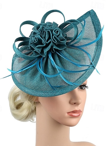  fascinators Linfrø Bryllup Bursdag Elegant Årgang søt stil Med Blomster Hodeplagg Hodeplagg