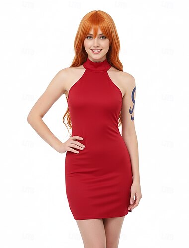  Oceaanavonturier Strohoedpiraat Anime Outfits Gemaskerd Bal Cosplay pakken Jurken Dagelijks Vakantie Anime Expo Kostuum Voor Dames Volwassenen
