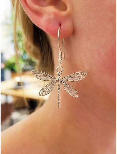  Bohemske øredobber i legering med øyenstikker til dame, lette, naturinspirerte dråpesmykker for hverdagsbruk, feriereiser og styling på sommerferiesteder.