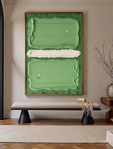  Stort originalt teksturert sportsimpasto oljemaleri oljemaleri på lerret, stor veggkunst moderne stue veggdekor