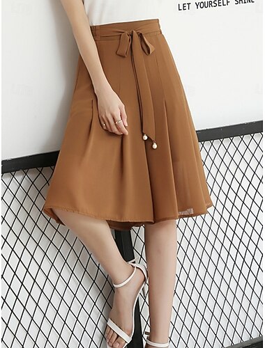  Dámské Kalhoty chinos Kraťasy prázdniny Módní Šik ven Délka kolen Vysoký pas Pevná barva Kapsy Elastický pas Pohodlný Yumuşak Pohodlné Lehce elastické Denní Venkovní ulice Fialová Námořnická mod