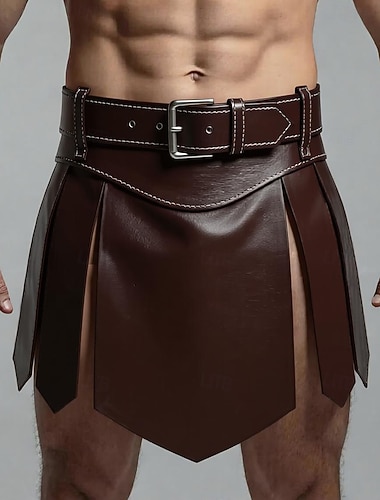  عتيق / معتق العصور الوسطى عصر النهضة الالتفاف الأسلحة والدروع الفارس مصارع Ranger ملابس تنكرية رجالي عيد الرعب مهرجان رن فير حفلة ذات طابع ريترو للبالغين الالتفاف كل الفصول