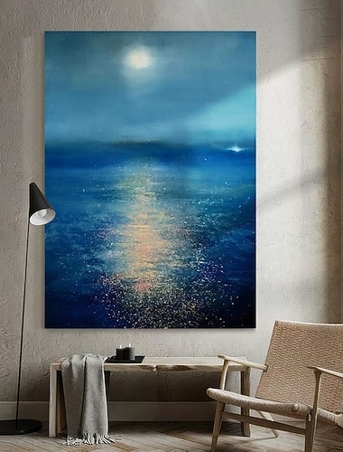  Handgefertigt Ölgemälde Handgemalte Vertikal Abstrakt Floral / Botanisch Modern Ohne Innenrahmen (ohne Rahmen)