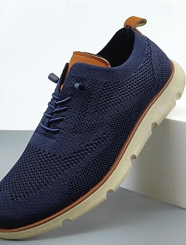  Baskets en maille décontractées pour hommes – légères, respirantes et confortables au quotidien, idéales pour les sorties décontractées, les promenades et les moments de détente le week-end.