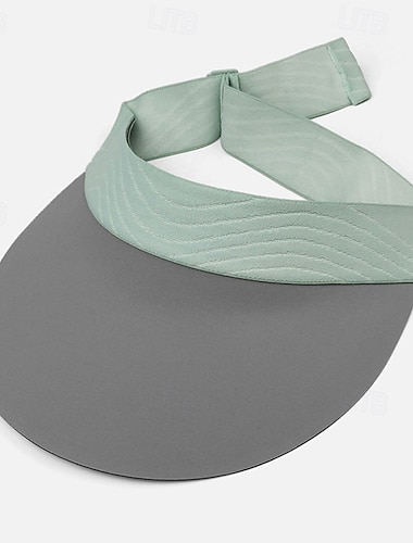  Boné de Baseball Boné de Corrida Chapéu de Sol Mulheres Larga Boné de Corrida Retalhos Proteção Solar A Prova de Vento Dissipação de calor para Tênis Basebal Ciclismo Verão Primavera verde