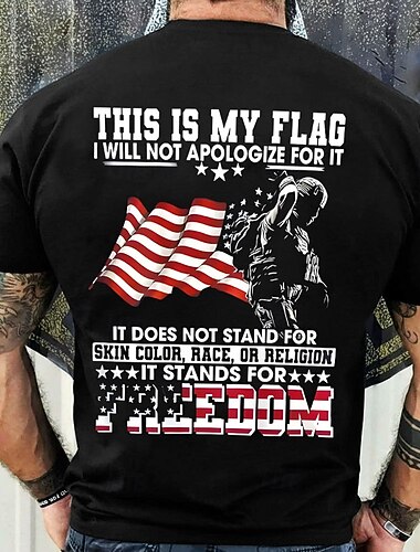  4 juillet 2026 250e jour commémoratif T-shirt à col rond à courtes manches pour hommes vétéran impression 3D du drapeau américain quotidien de rue