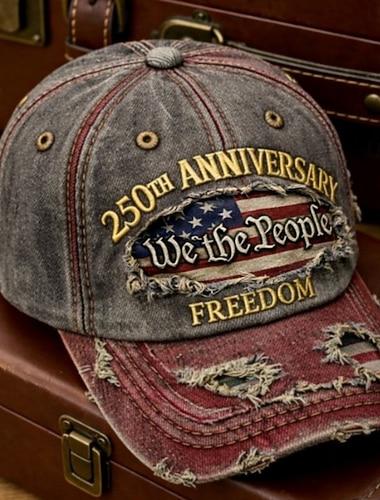  Herren Baseballkappe Sonnenhut Blau Rosa Polyester Patchwork Mode Streetwear Lässig Täglich Outdoor Urlaub Zitate & Sprüche Sonnenschutz Atmungsaktivität