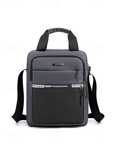  Heren nylon crossbodytas in diverse kleuren, ruime schoudertas met meerdere vakken en verstelbare riem, ideaal voor dagelijks gebruik, reizen, vakanties en outdooractiviteiten.