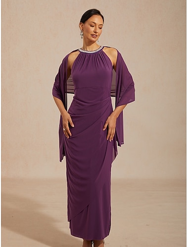  Damen Rechteckiger Schal Täglich Innen Outdoor Lila Schal Einfarbig