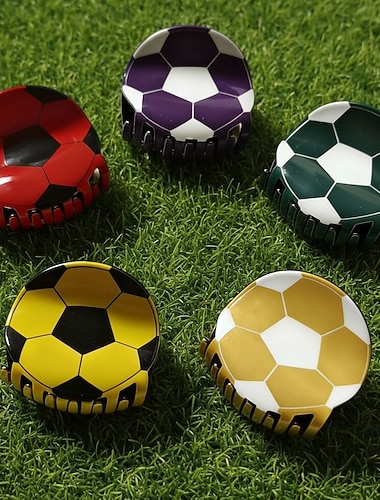  Conjunto de 5 acessórios de cabelo para a Copa do Mundo de Futebol de 2026, para uso diário, unissex, casual, para festas e jogos.