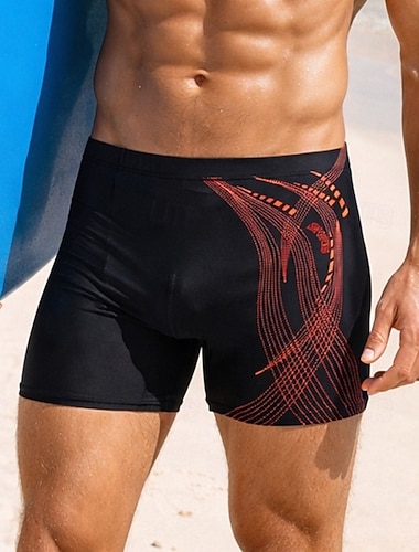  Herre Standard Våtdrakt - shorts Badebukser Kamuflasje Boyleg Hurtigtørkende Elastisk Pustende Ermeløs Bunner Surfing Vannsport Svømming Sommer