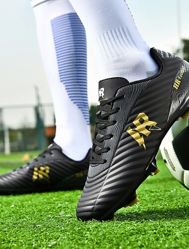  Svarte fotballsko for menn – lette fotballtreningssko for fotballspillere, fotballentusiaster og trening &kamp