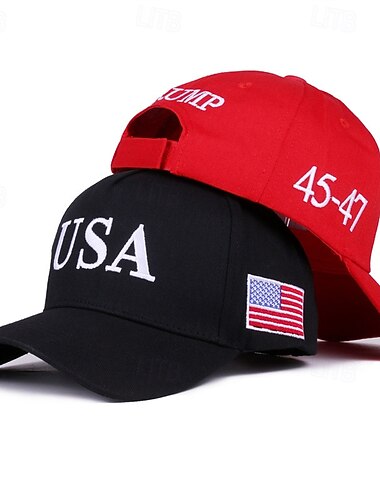  Patriotische USA-Baseballkappe mit gestickter amerikanischer Flagge, verstellbare Dad-Cap für Damen und Herren, ideal als Sonnenhut für draußen, zum 4. Juli, dem Unabhängigkeitstag und zum 250.