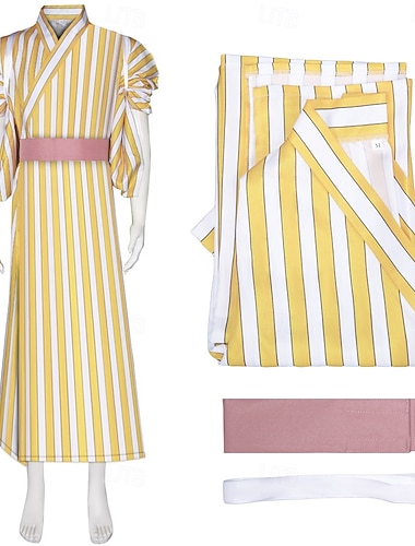  Avventuriero dell'oceano Pirata di Cappello di Paglia Anime Abiti Abiti Cosplay Kimono Halloween Vacanza Anime Expo Cintura Costume Per Per uomo Adulti