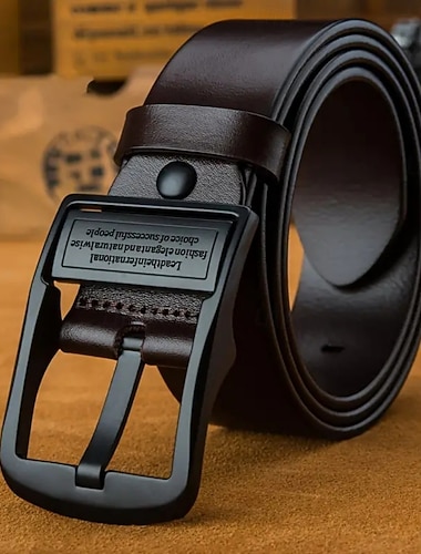  Herren Gürtel Chrom PU Streetwear Zeitgenössisch Freizeit Einfarbig A01 A02 Täglich Geschäft Formell Taillengürtel