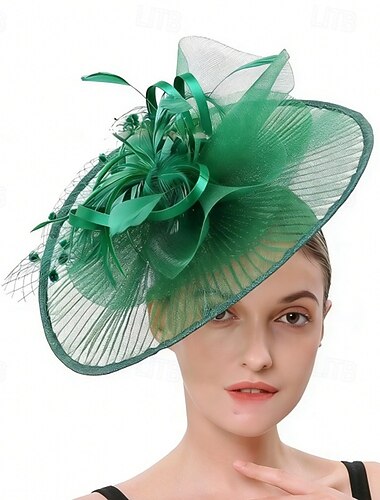  מפגשים בד חתונה יום הולדת וינטאג' סגנון חמוד רטרו עם רצועות פרחוני כיסוי ראש כיסוי ראש