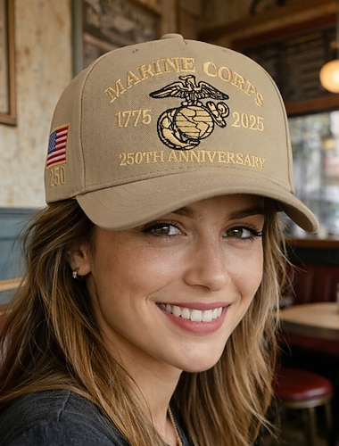  Unisex Baseballkappe zum 250. Jahrestag der Unabhängigkeit, tragbar, atmungsaktiv, für den täglichen Gebrauch im Freien, mit Stickerei und Flagge