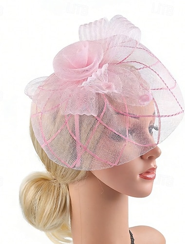  Γοητευτικά Φτερό Δίχτυ Γάμου Γενέθλια Κομψό Βίντατζ Με Φτερό Τούλι Ακουστικό Καπέλα