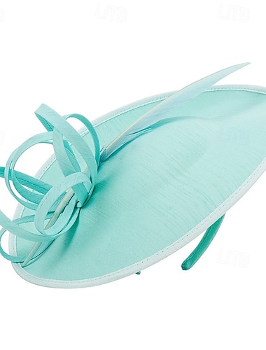  Fascinators Polyester Mariage Anniversaire Élégant ancien Mignon Avec Plume Casque Couvre-chef