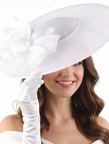  fascinators polyester Bryllup Bursdag Elegant søt stil Med Fjær Hodeplagg Hodeplagg