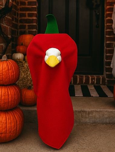  Roupa para ganso de jardim, ideal para estátua de ganso de concreto de 58 a 63 cm (23 a 25 polegadas), acessório decorativo para jardim na primavera e no verão. Apenas a roupa, o ganso não está