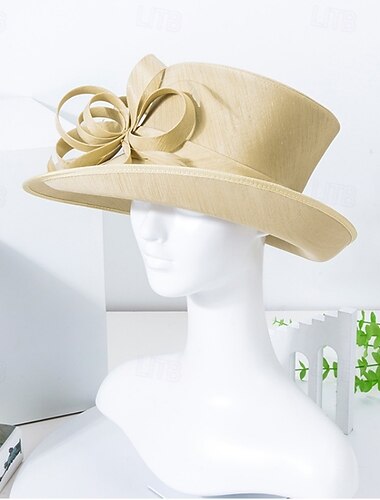  כובעים פּוֹלִיאֶסטֶר חתונה יום הולדת אלגנטית וינטאג' סגנון חמוד עם כובע כיסוי ראש כיסוי ראש